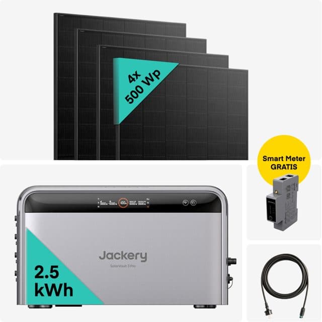 2000 W Balkonkraftwerk mit Jackery SolarVault 3 Pro Max