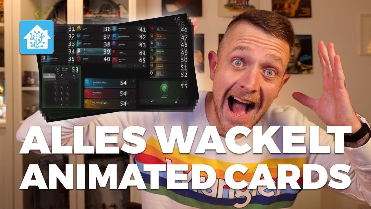 Home Assistant: Animierte Karten mit Mushroom Cards und CSS