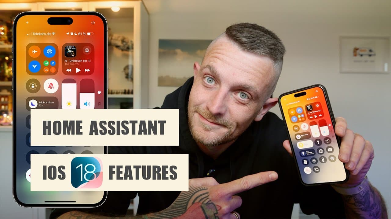 Home Assistant Shortcuts im iOS 18 Kontrollzentrum nutzen