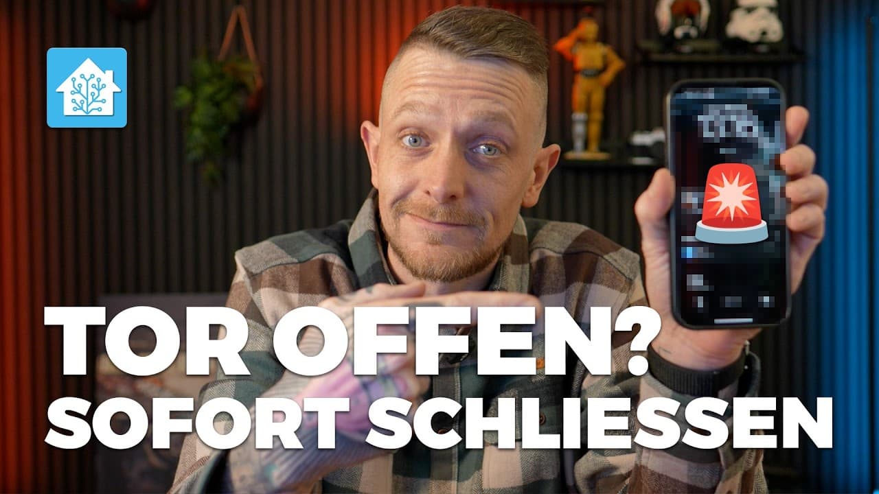 Garagentor-Warnung mit Home Assistant und Telegram