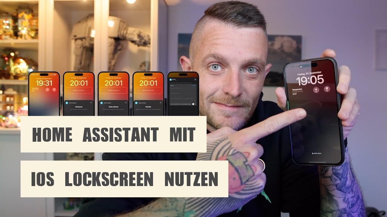 Home Assistant Widgets auf dem iOS 18 Sperrbildschirm nutzen