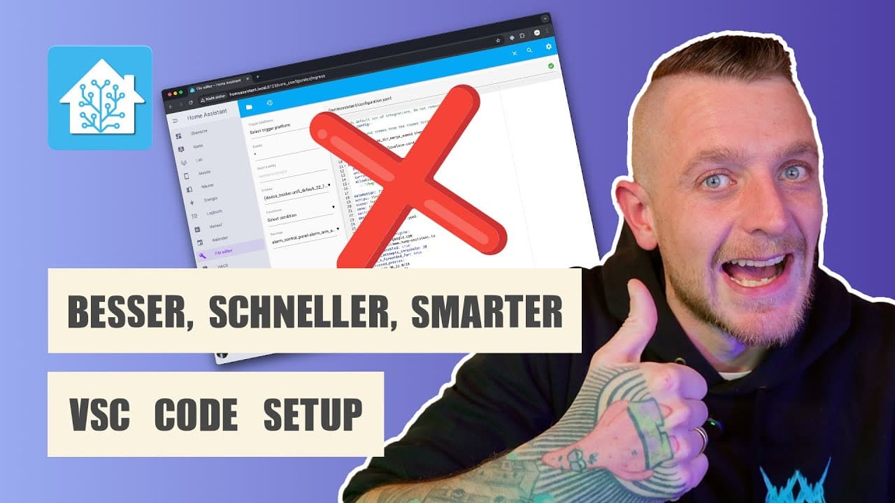 Visual Studio Code in Home Assistant: Installation und Vorteile gegenüber dem File Editor