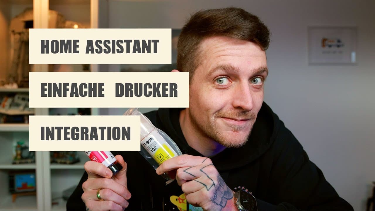 Einfache Drucker-Integration in Home Assistant: IPP & Tintenfüllstand anzeigen