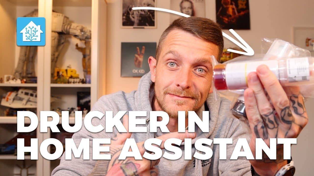 Tintenstand von Netzwerkdruckern mit Home Assistant überwachen