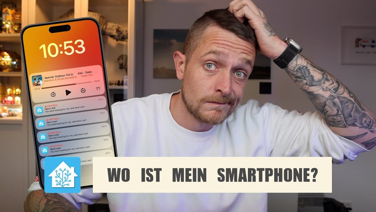 Kritische Benachrichtigungen & Dashboard-Buttons in Home Assistant: So findest du dein Smartphone wieder