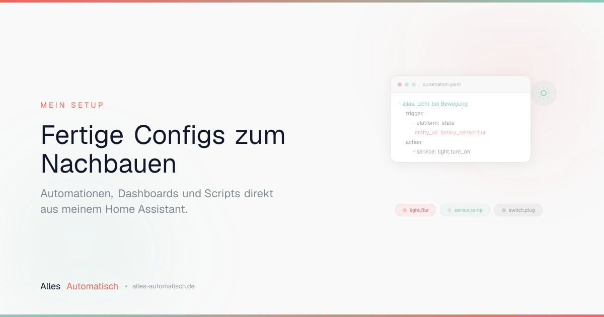 Home Assistant Configs | YAML-Konfigurationen zum Kopieren | Alles ...