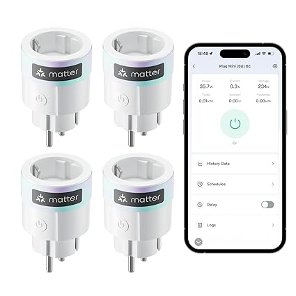 SwitchBot Plug Mini 4er-Pack (Matter)