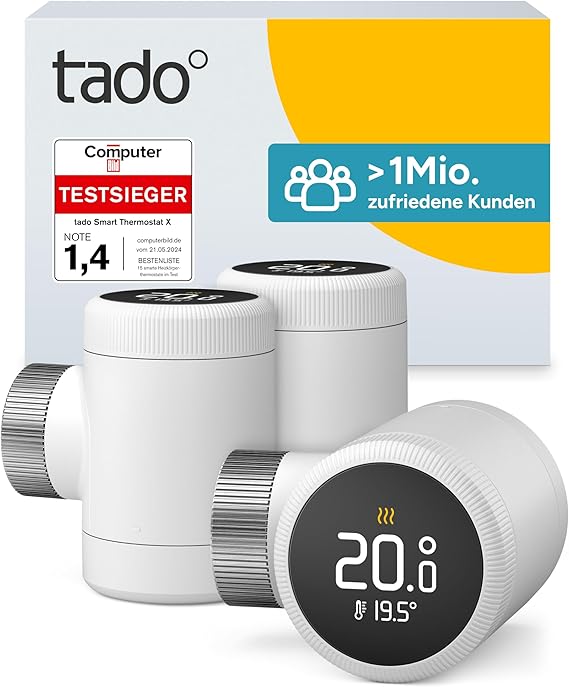 Tado X Starter Kit (2 Thermostate + Bridge)
